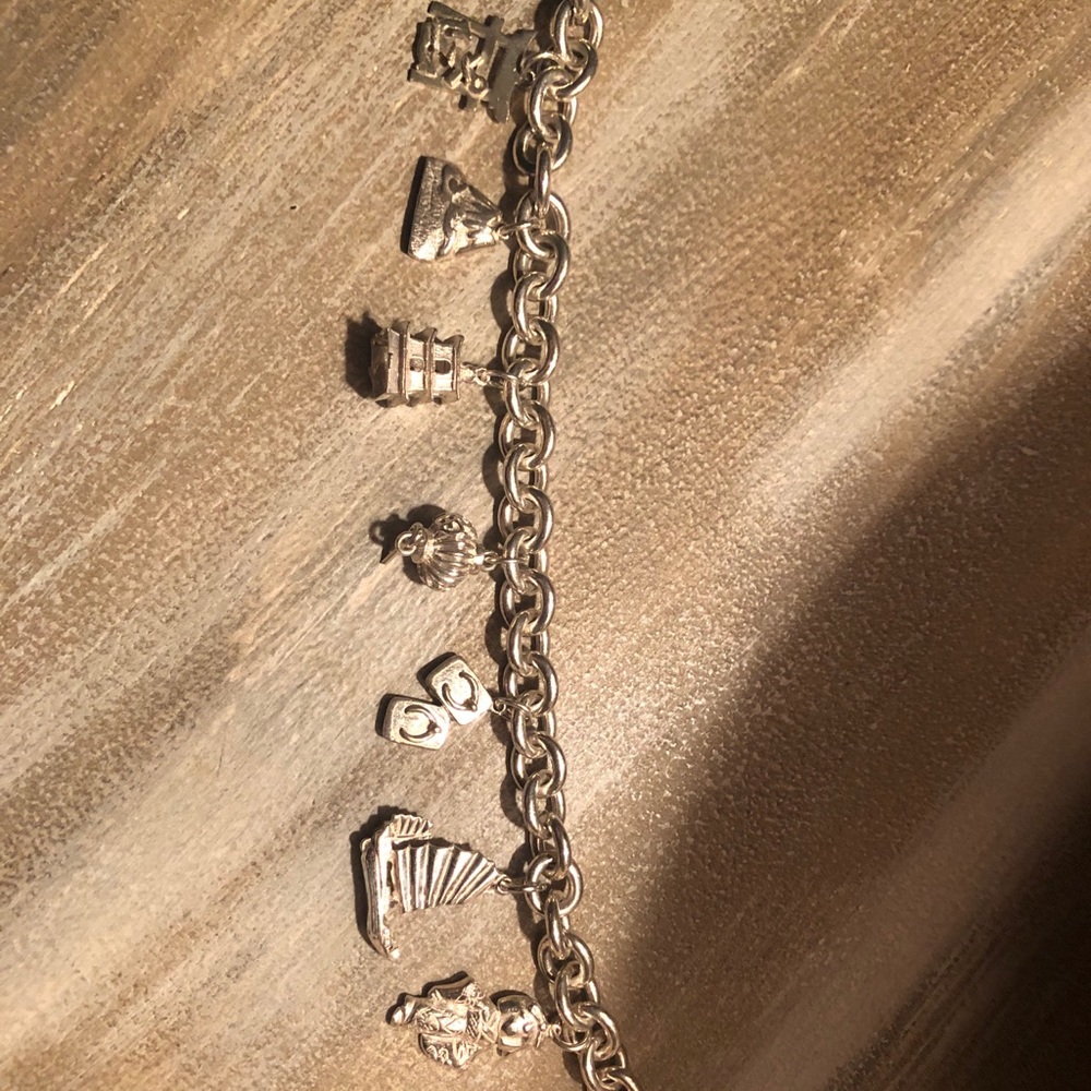 Tiffany & Co bracelet with charms from Japan